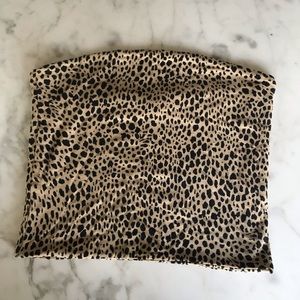 Brandy Melville cheetah tube top